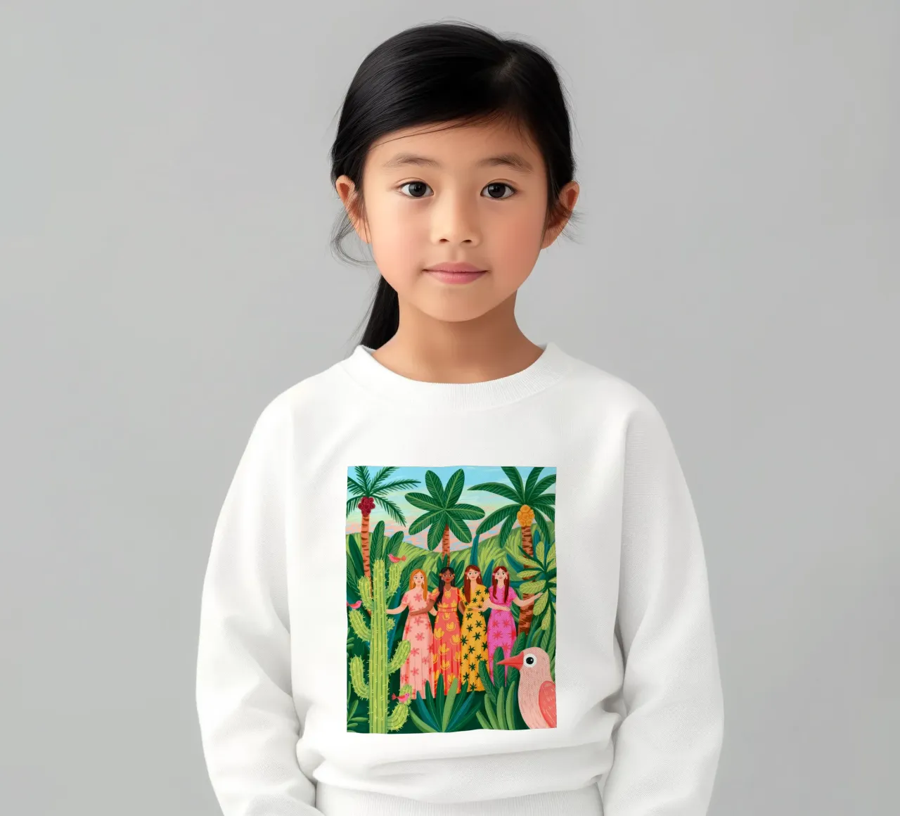 Armonia tropicale felpa bambino da Murni Strokes