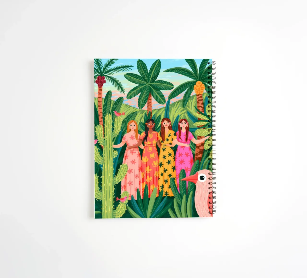 Armonía tropical cuaderno de espiral de Murni Strokes