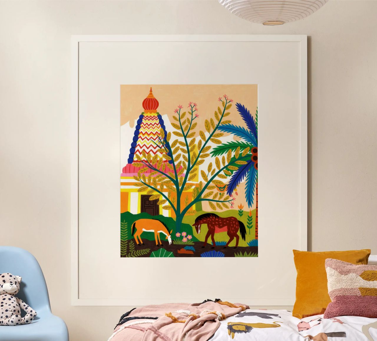 Majestätischer Tempel Poster von Murni Strokes
