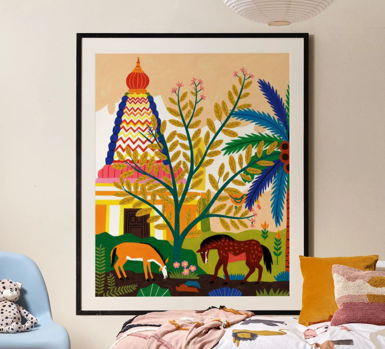 Majestätischer Tempel Poster von Murni Strokes