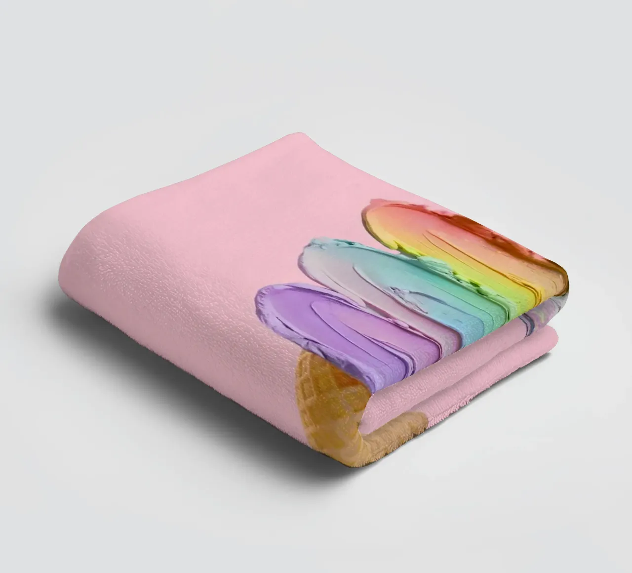 Rainbow Swirl Delight towel by cafelab