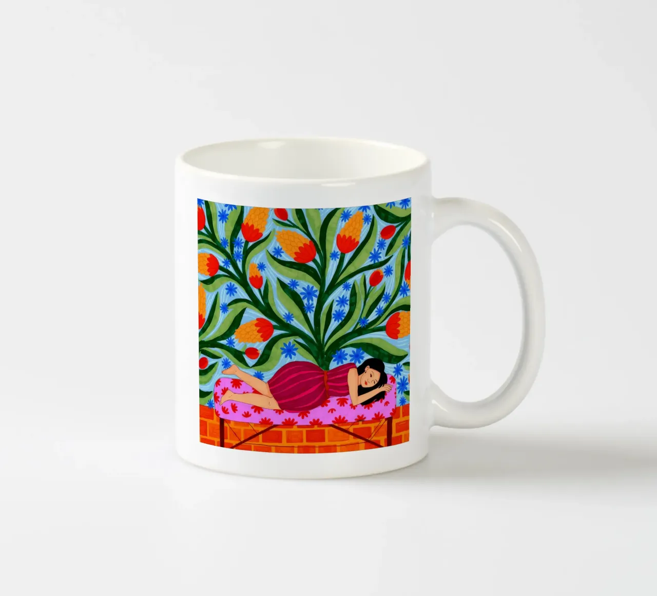Sogno floreale tazza in ceramica da Murni Strokes