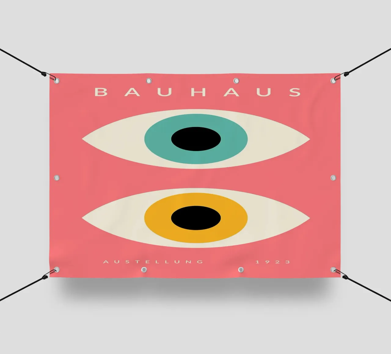 OCCHI BAUHAUS telo in pvc da Charles A Boudreau