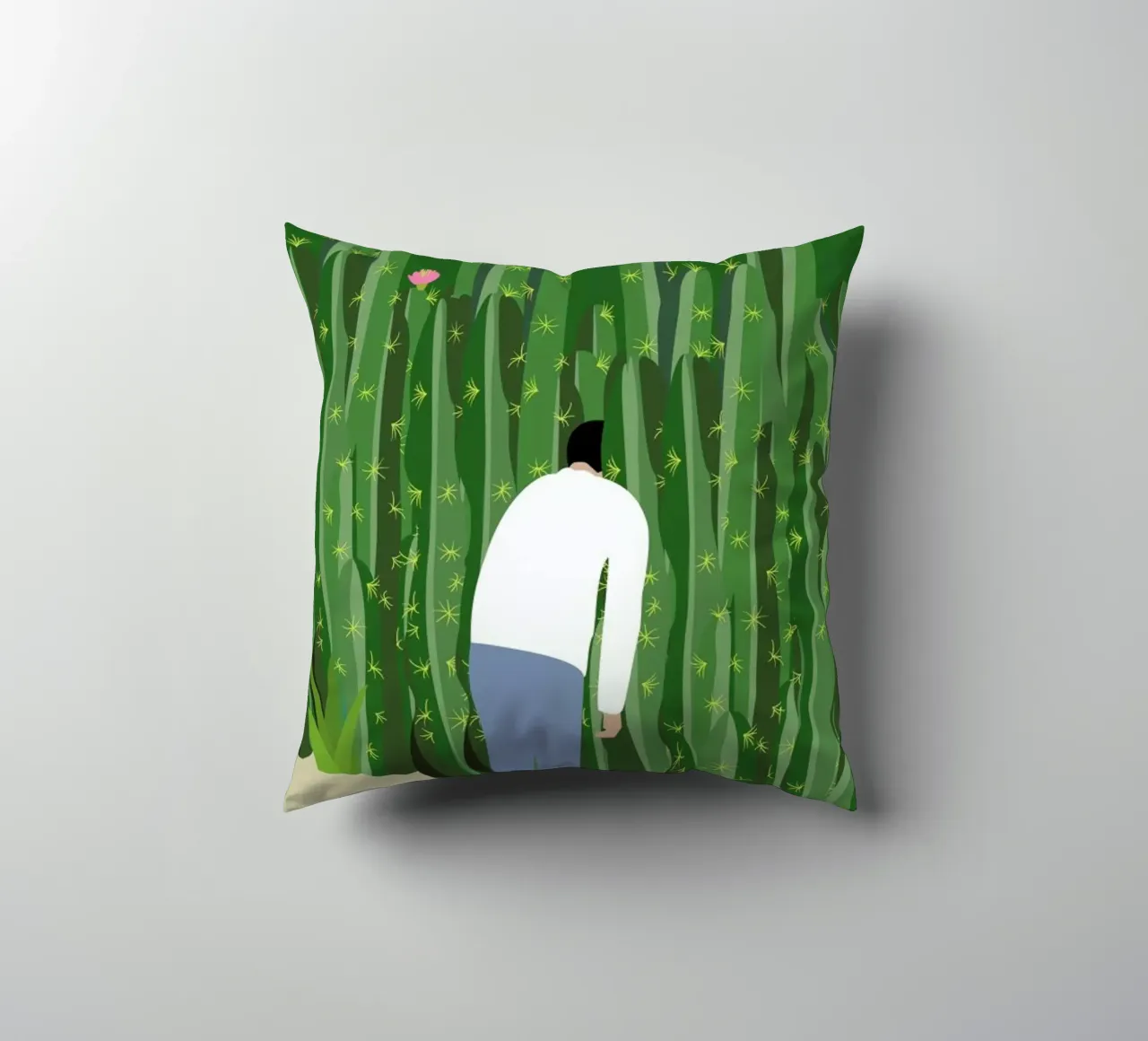 Naturforsker decorative cushion by Swen Swensøn