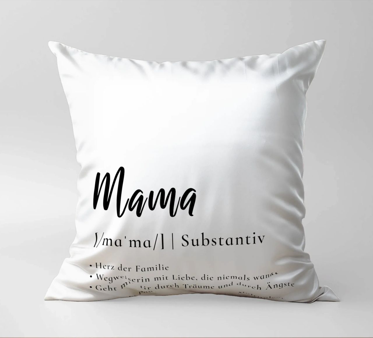 Mama - Definition Muttertag Geschenk cuscino da Typo Designs