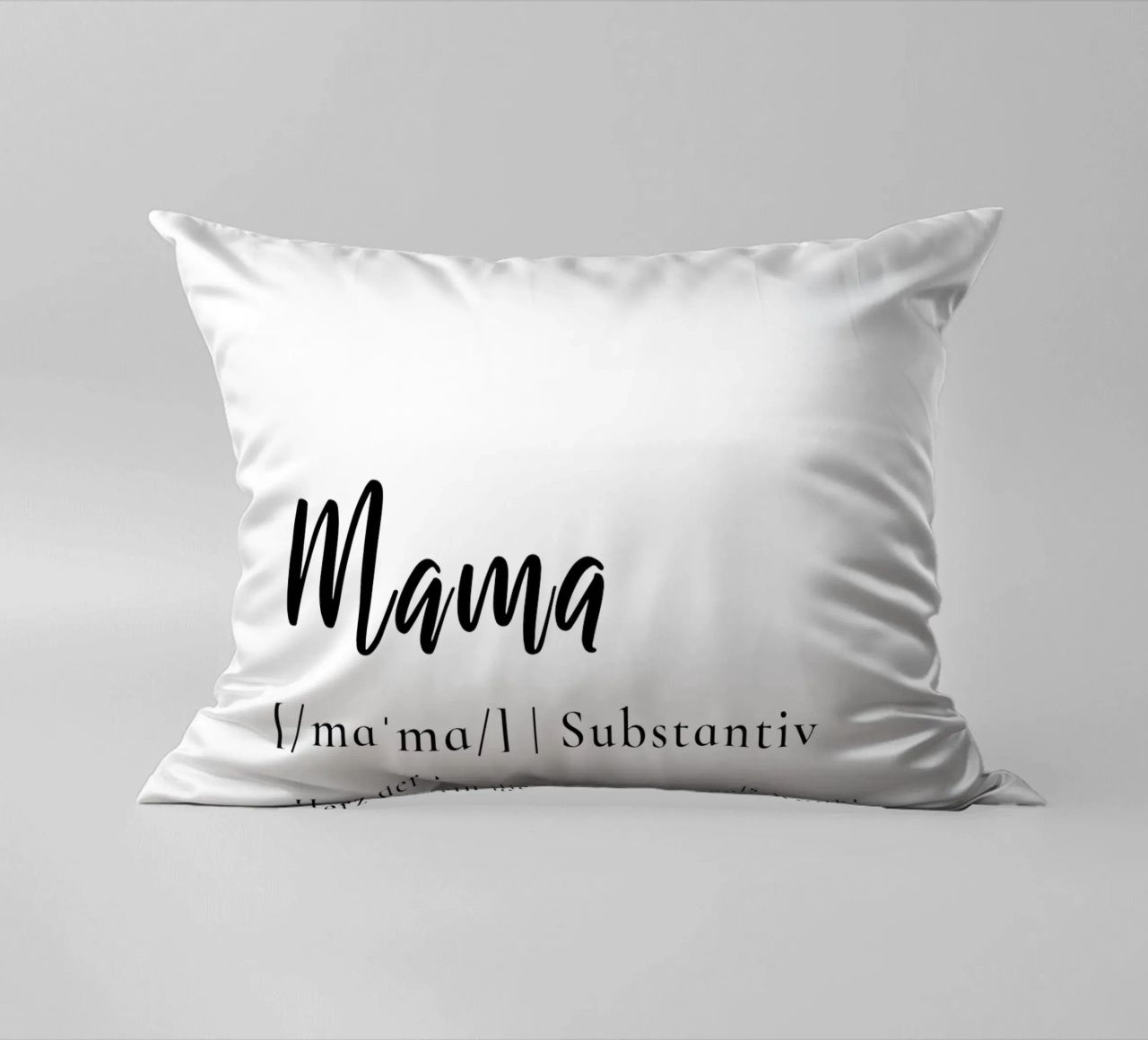 Mama - Definition Muttertag Geschenk cuscino da Typo Designs