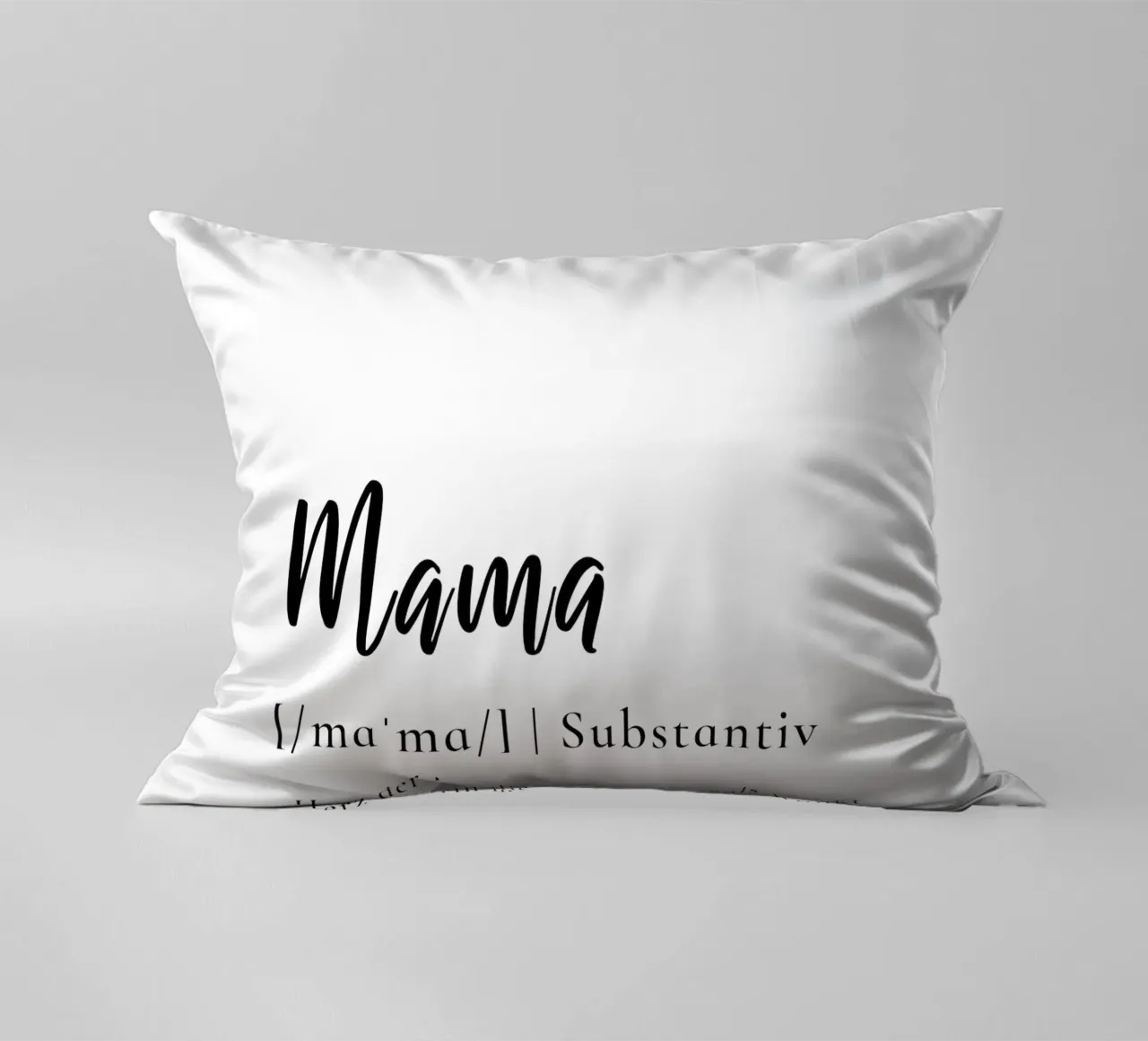 Mama - Definition Muttertag Geschenk cuscino da Typo Designs