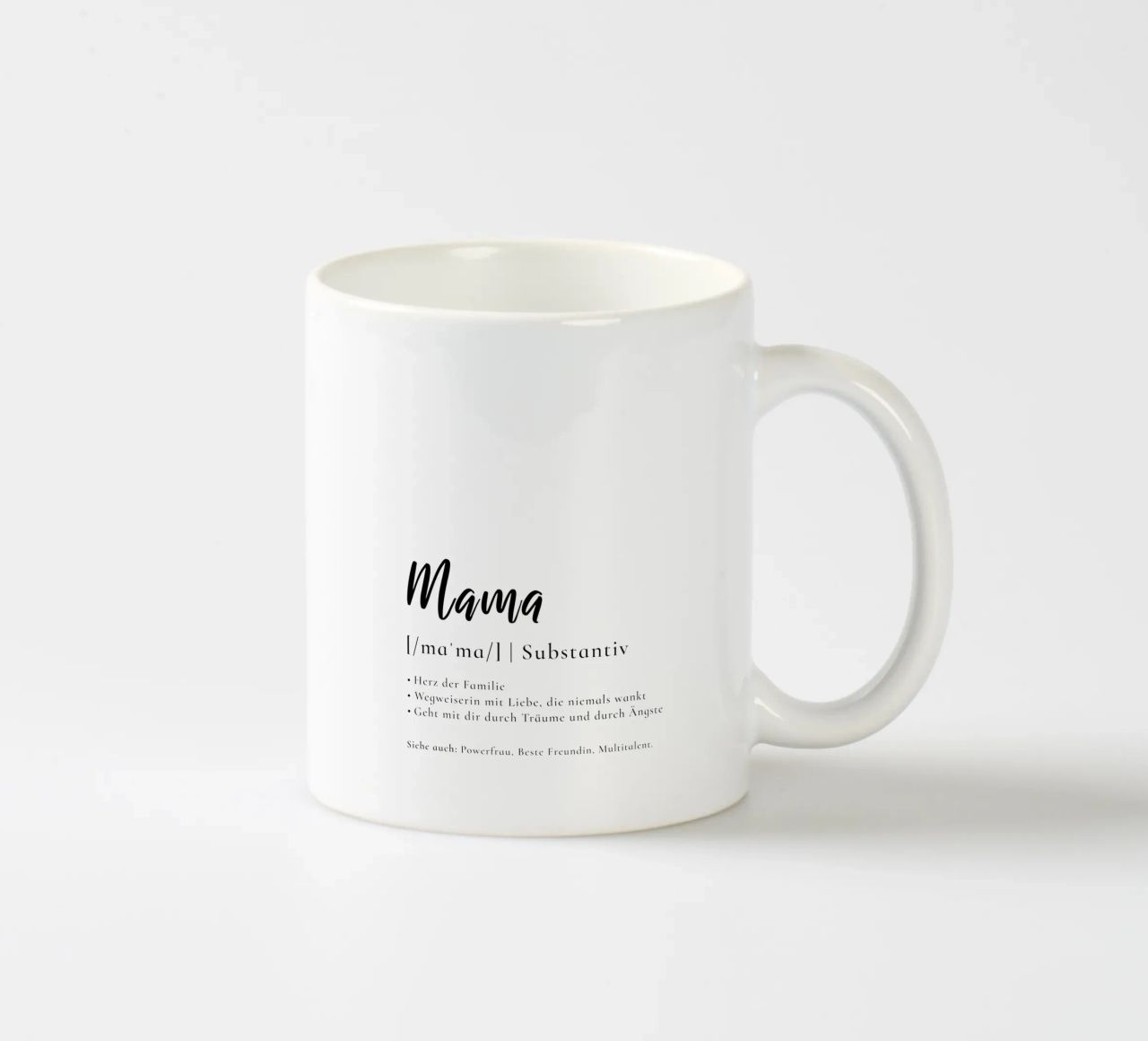 Mama - Definition Muttertag Geschenk tazza in ceramica da Typo Designs
