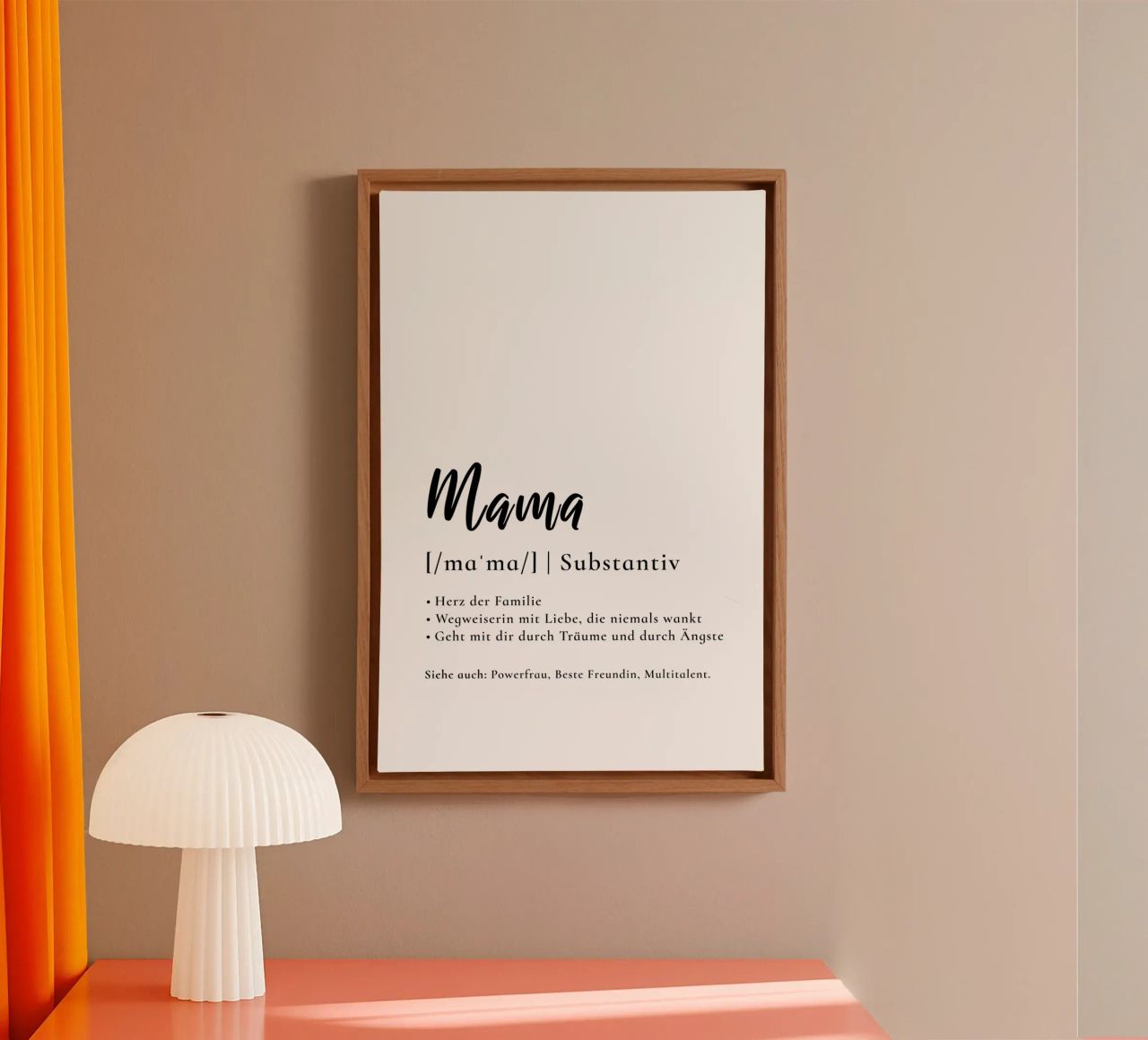 Mama - Definition Muttertag Geschenk tela da Typo Designs