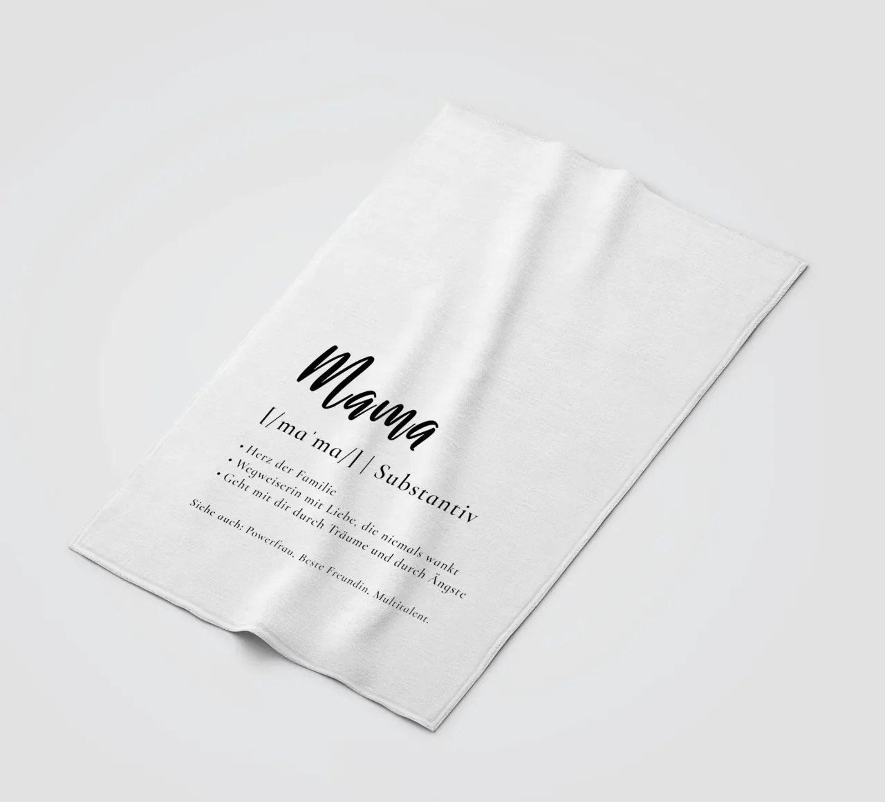 Mama - Definition Muttertag Geschenk coperta in pile da Typo Designs