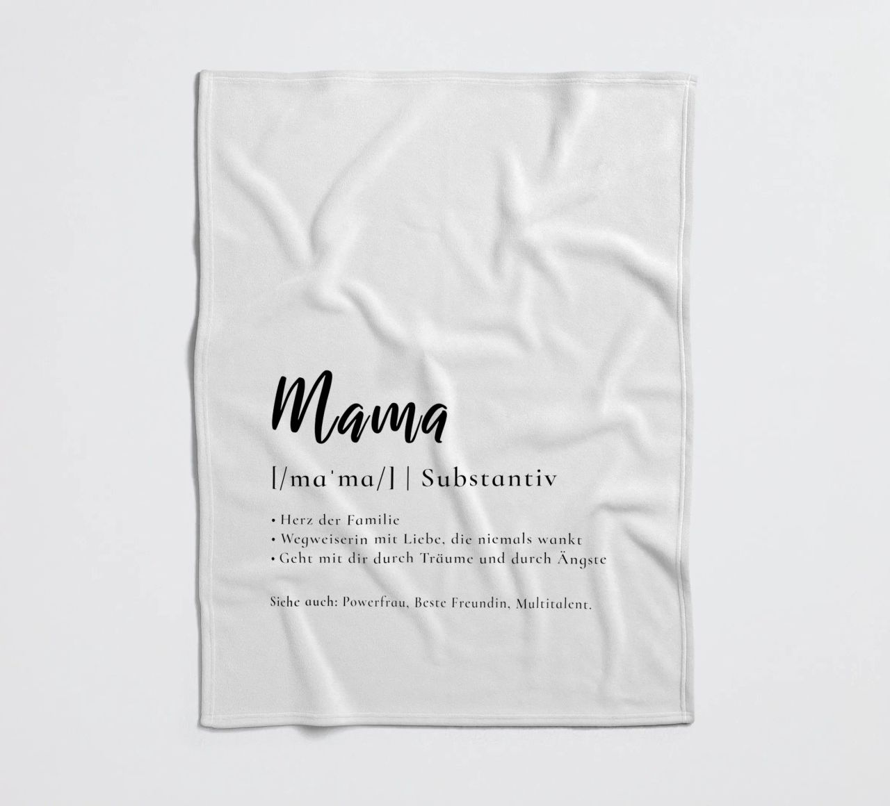 Mama - Definition Muttertag Geschenk coperta in pile da Typo Designs