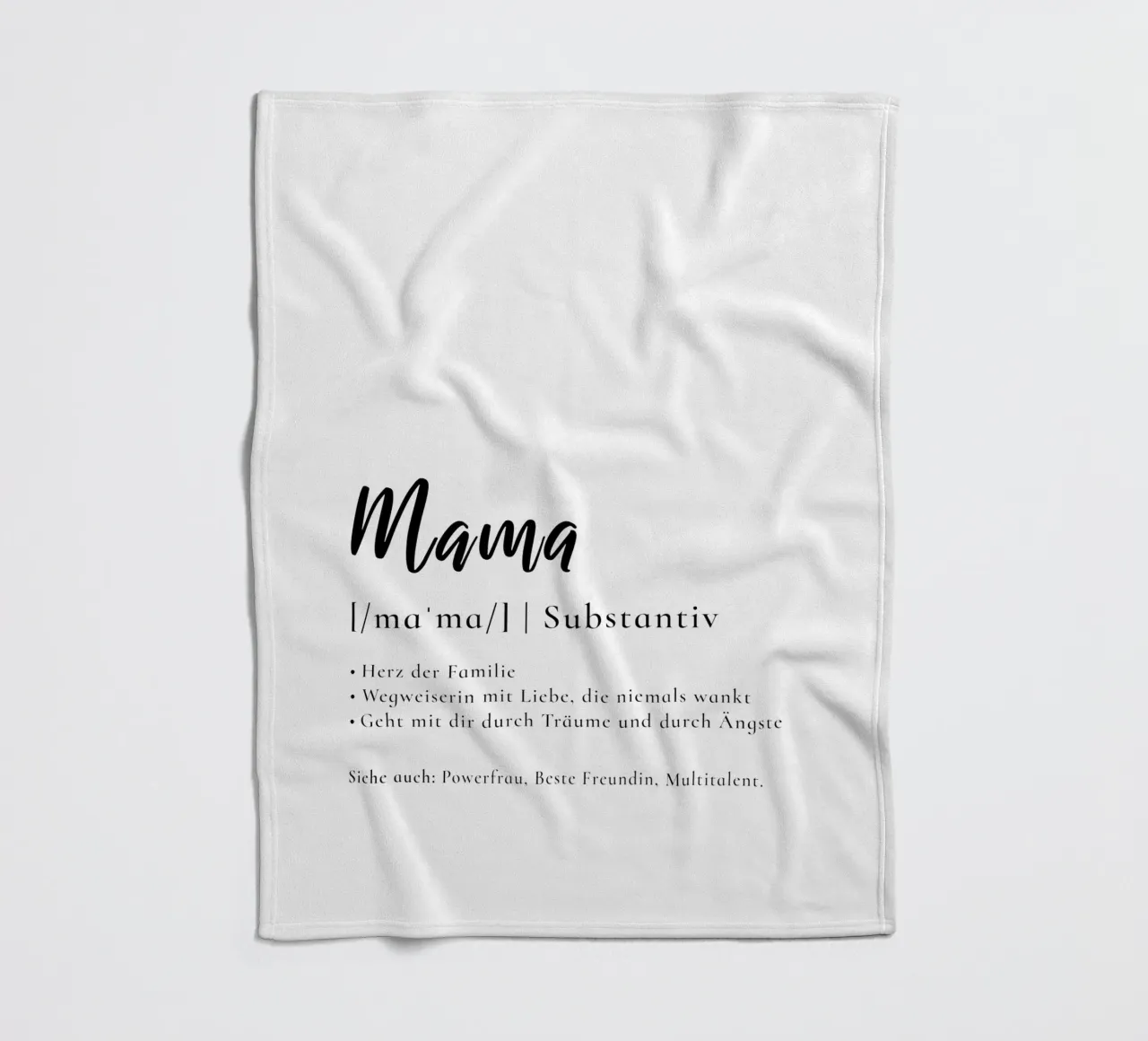 Mama - Definition Muttertag Geschenk coperta in pile da Typo Designs