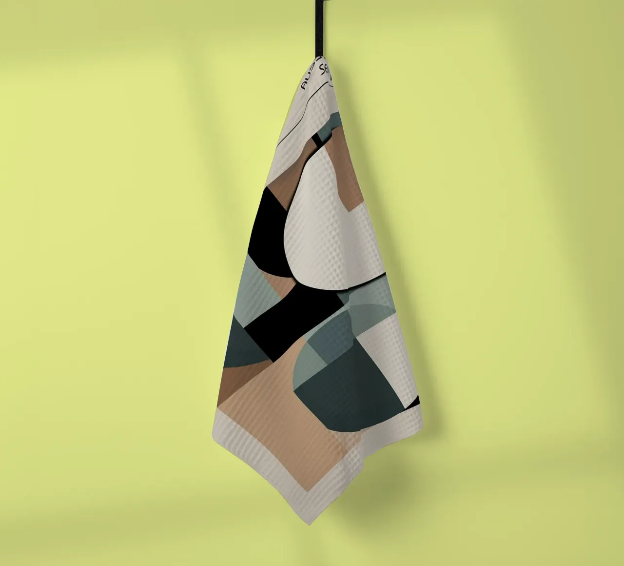 Arte geometrica retrò Bauhaus canovaccio da cucina da Charles A Boudreau