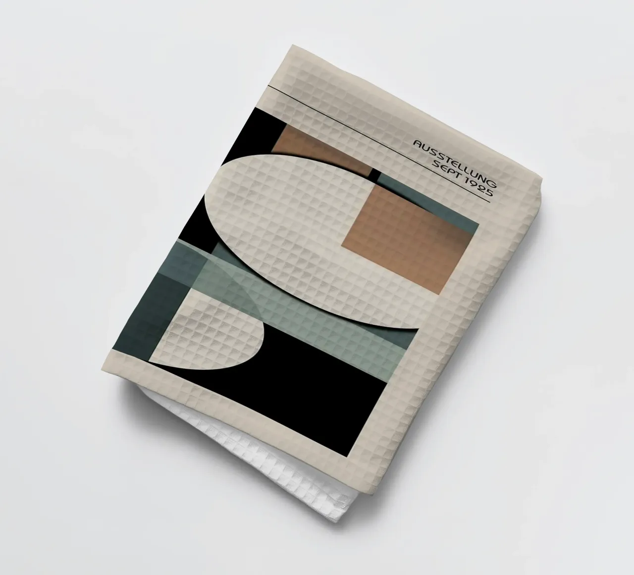 Arte geometrica retrò Bauhaus canovaccio da cucina da Charles A Boudreau