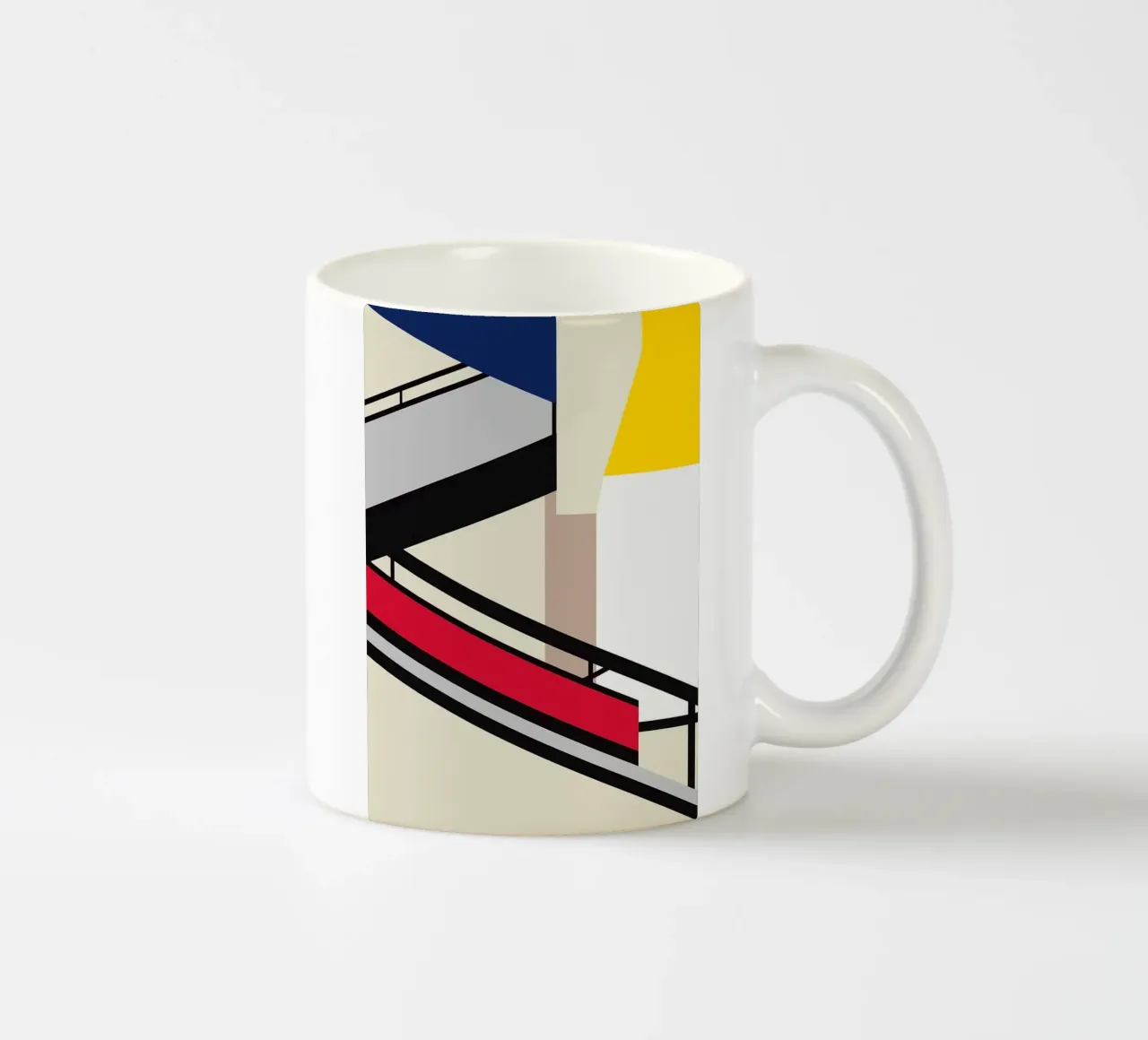 SCALE BAUHAUS tazza in ceramica da Charles A Boudreau