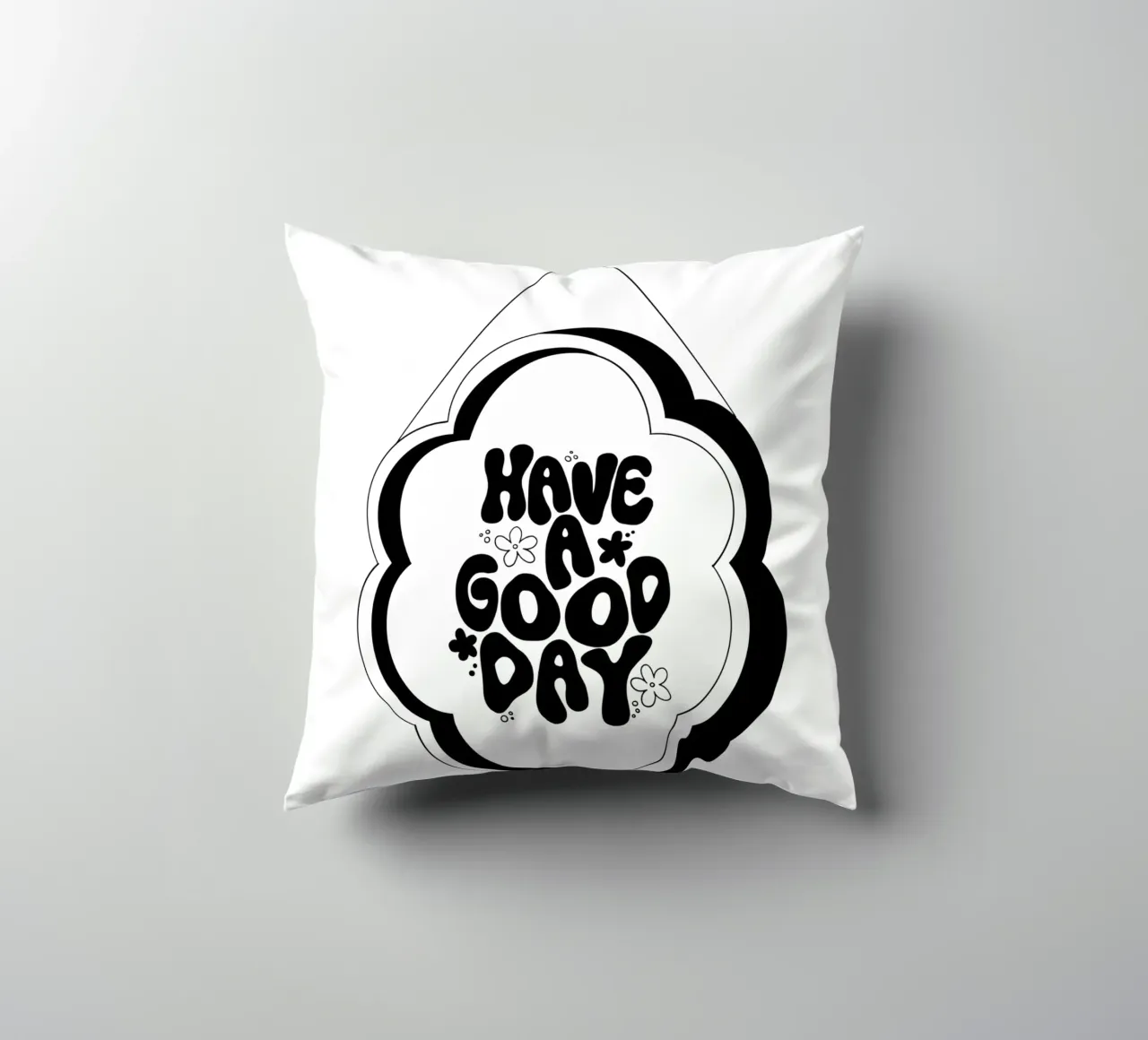 Have A Good Day cuscino da byh.illustration