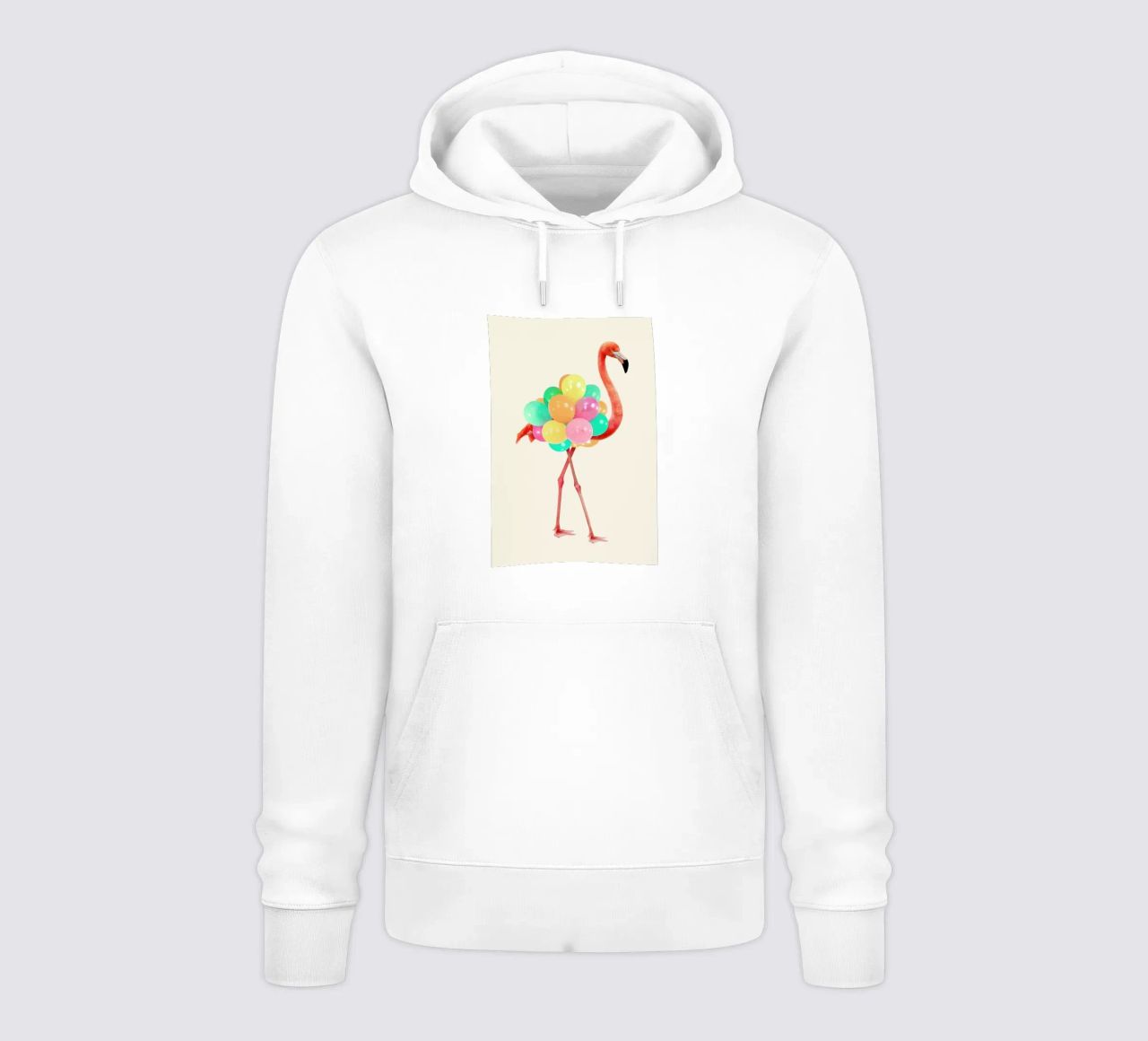 Flamingo Party felpa con cappuccio da Paul Fuentes Design