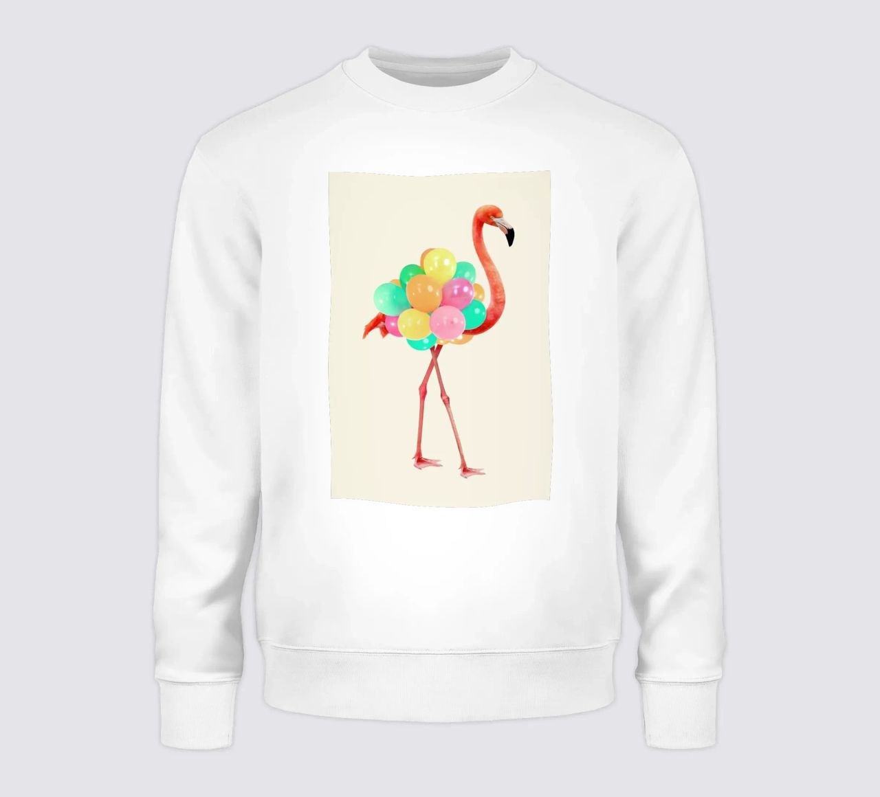 Flamingo Party felpa da Paul Fuentes Design