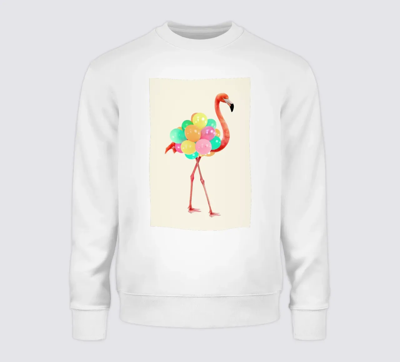Flamingo Party felpa da Paul Fuentes Design
