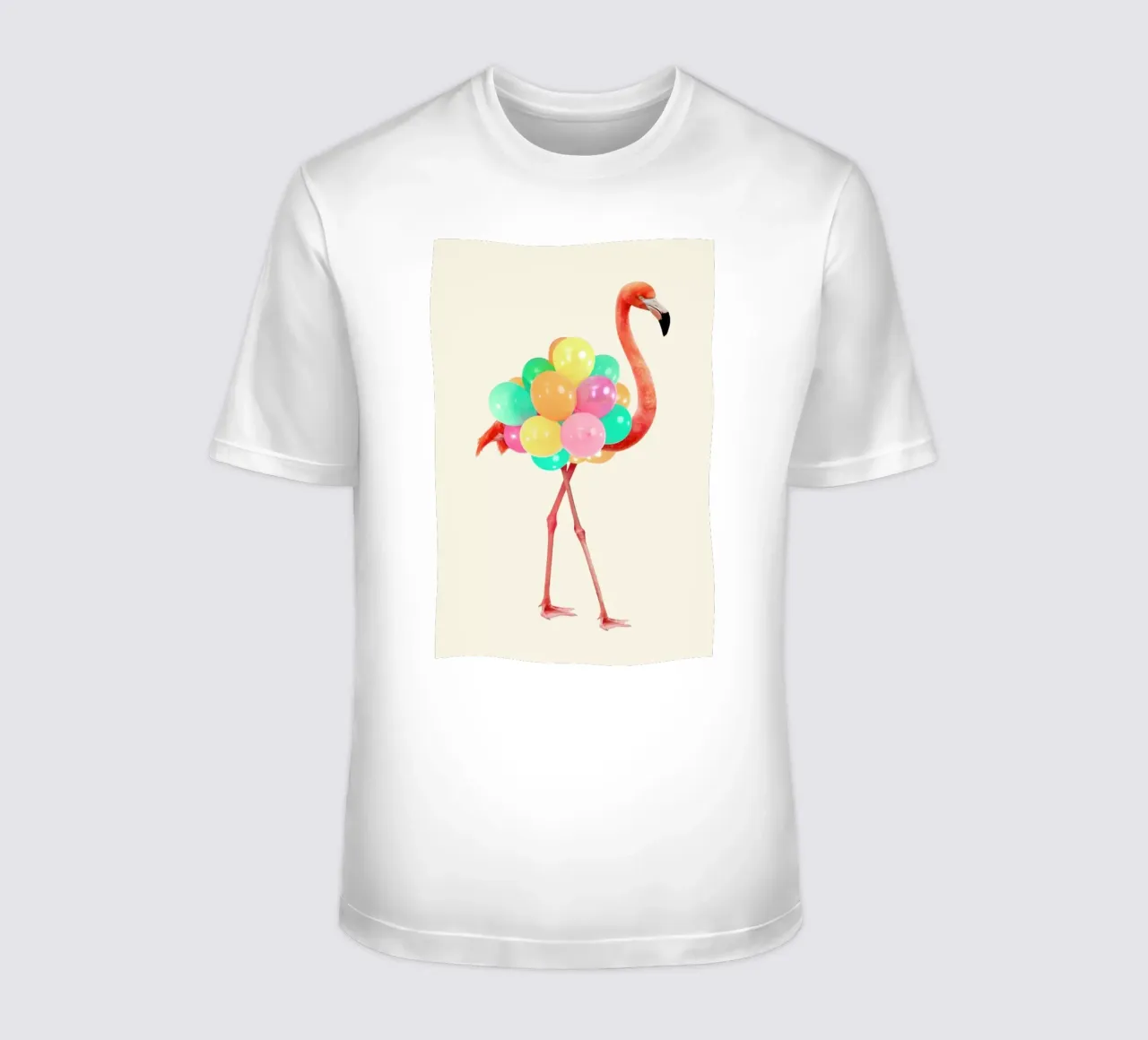 Flamingo Party t-shirt da Paul Fuentes Design