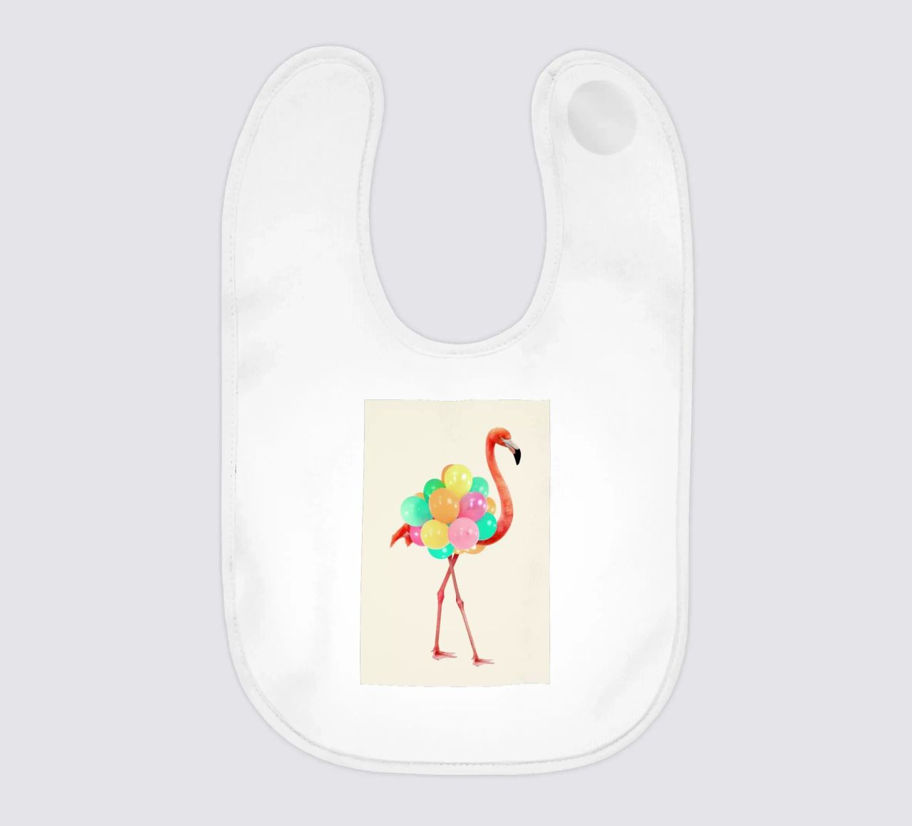 Flamingo Party bavaglino da Paul Fuentes Design