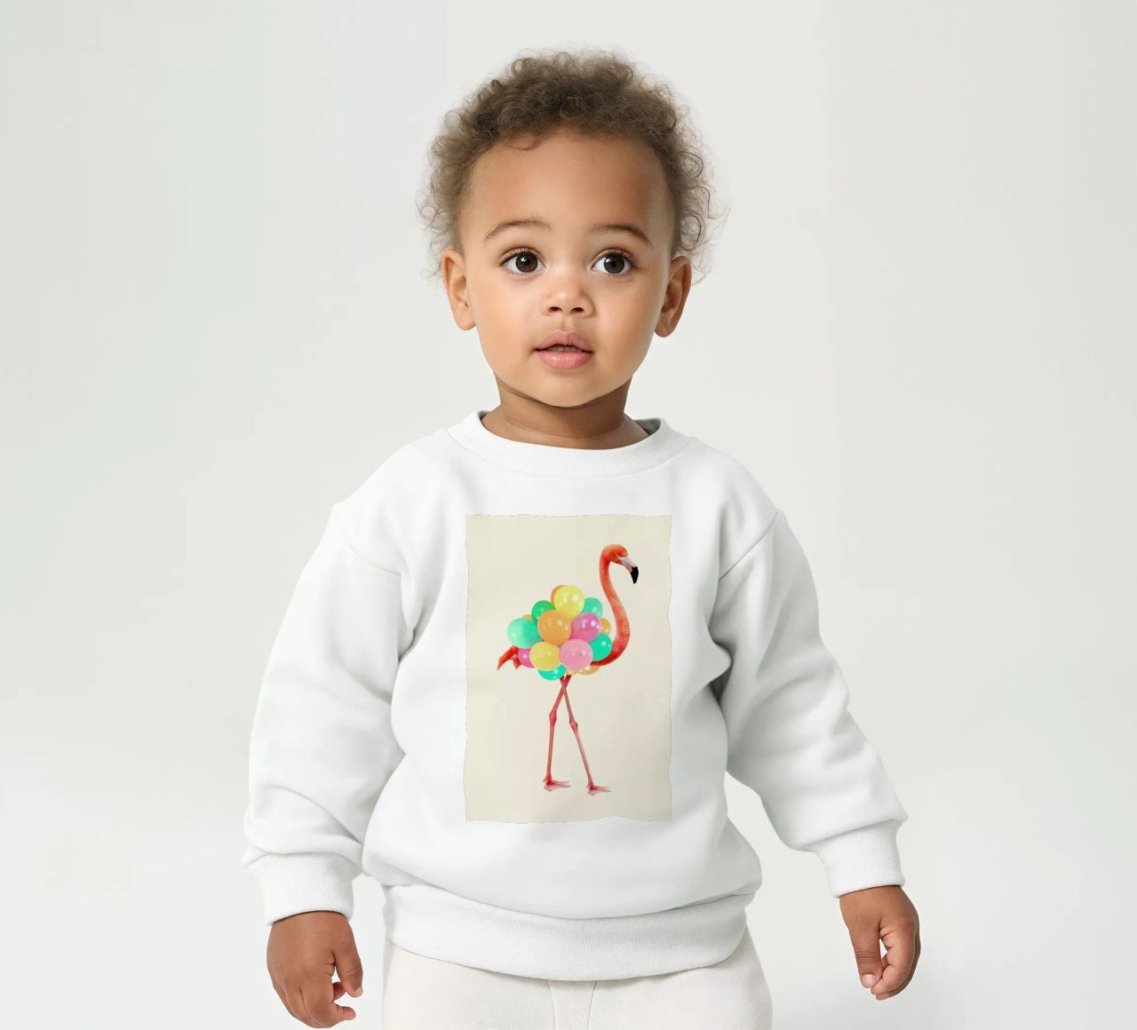 Flamingo Party felpa neonato da Paul Fuentes Design