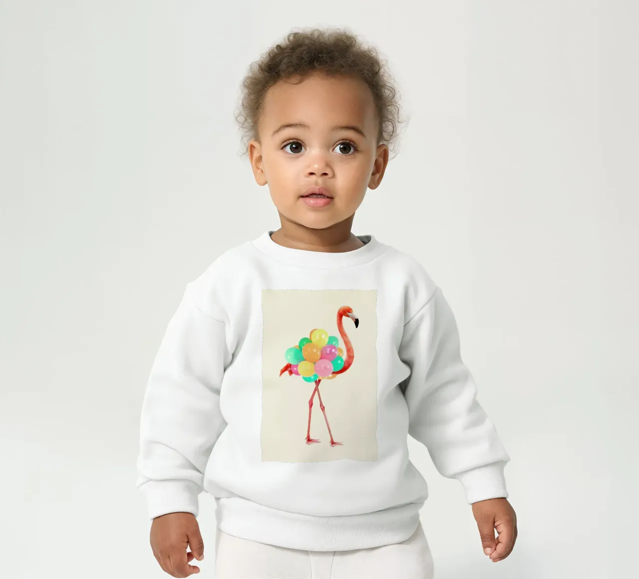 Flamingo Party felpa neonato da Paul Fuentes Design
