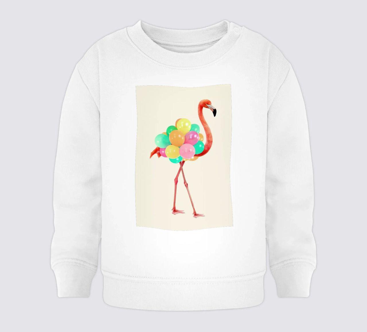 Flamingo Party felpa neonato da Paul Fuentes Design