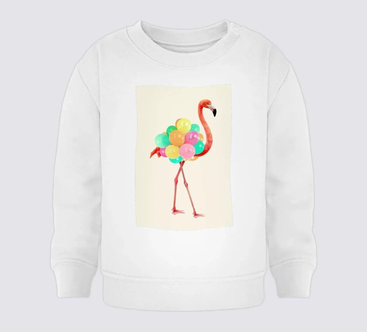 Flamingo Party felpa neonato da Paul Fuentes Design