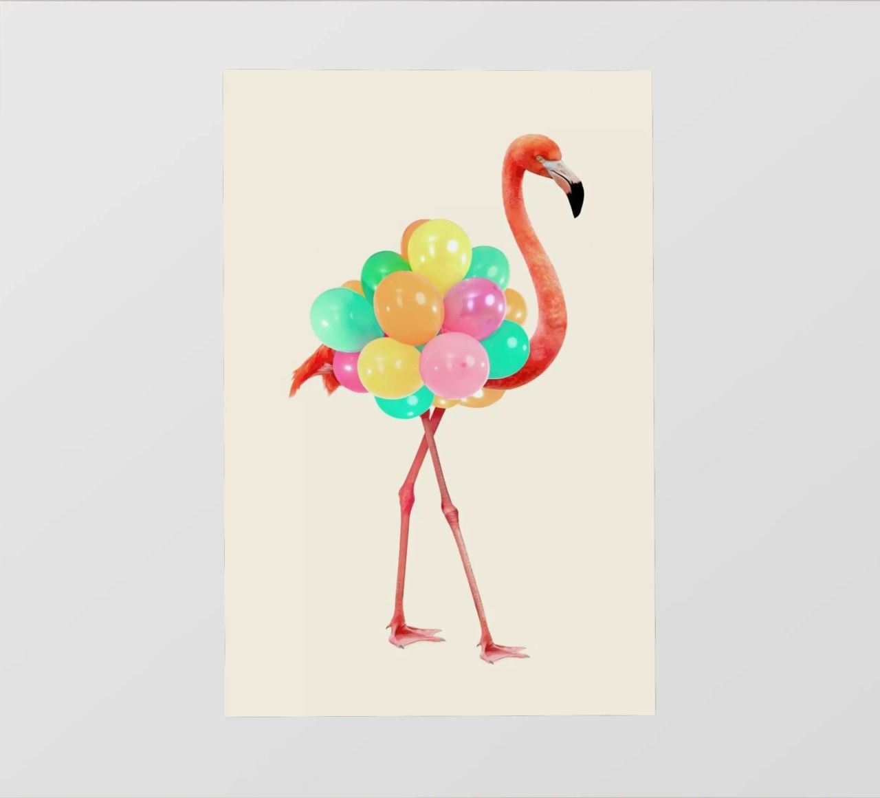 Flamingo Party pellicola backlit da Paul Fuentes Design