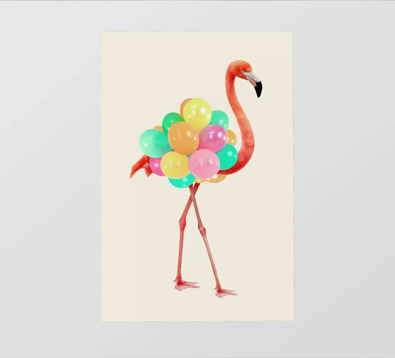 Flamingo Party pellicola backlit da Paul Fuentes Design
