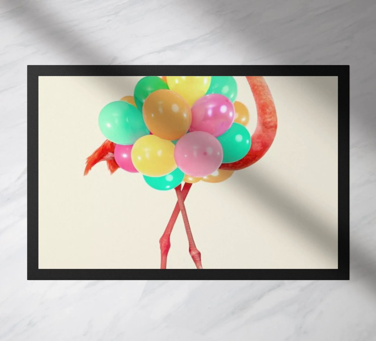Flamingo Party zerbino da Paul Fuentes Design