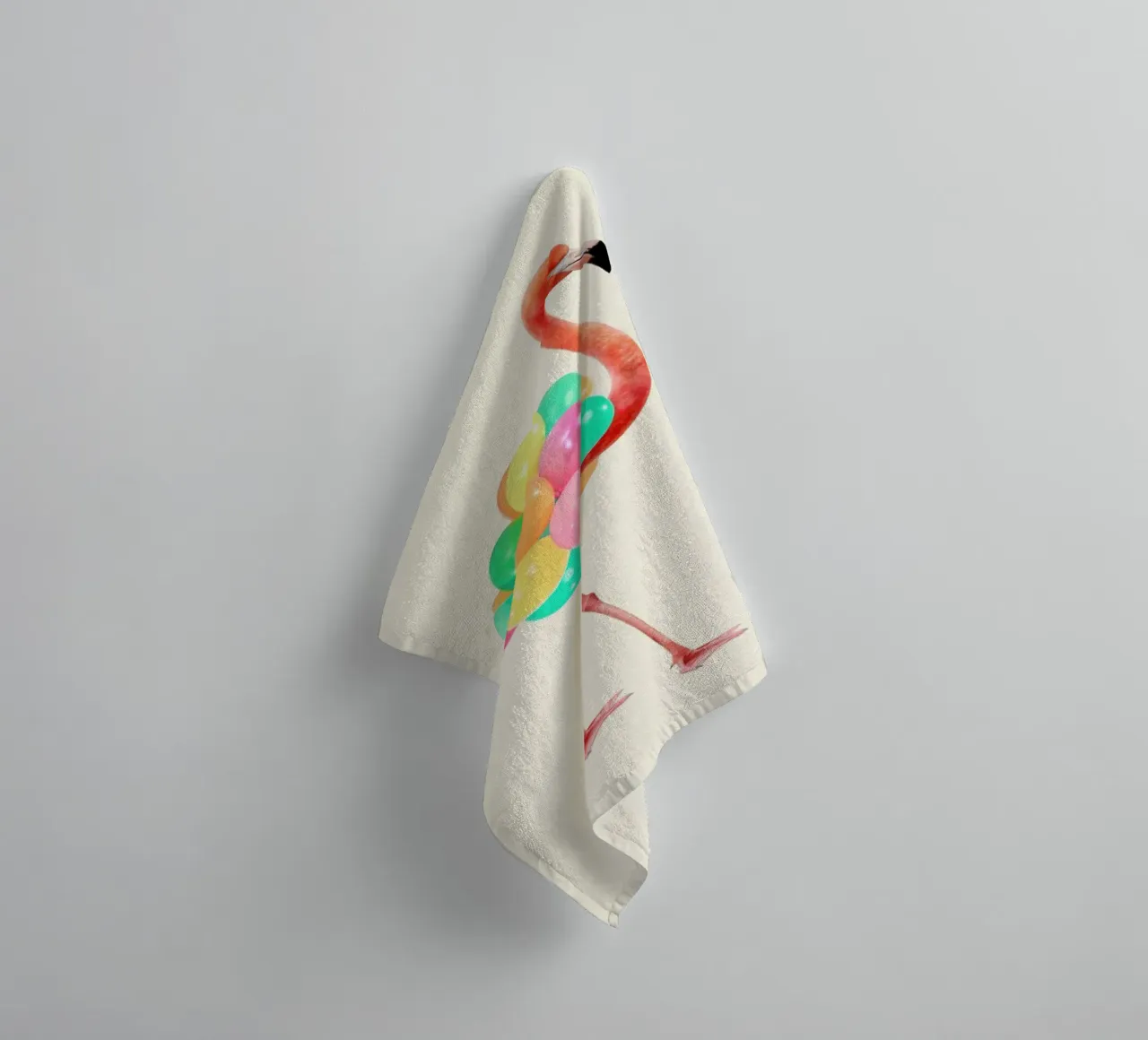 Flamingo Party asciugamano da bagno da Paul Fuentes Design