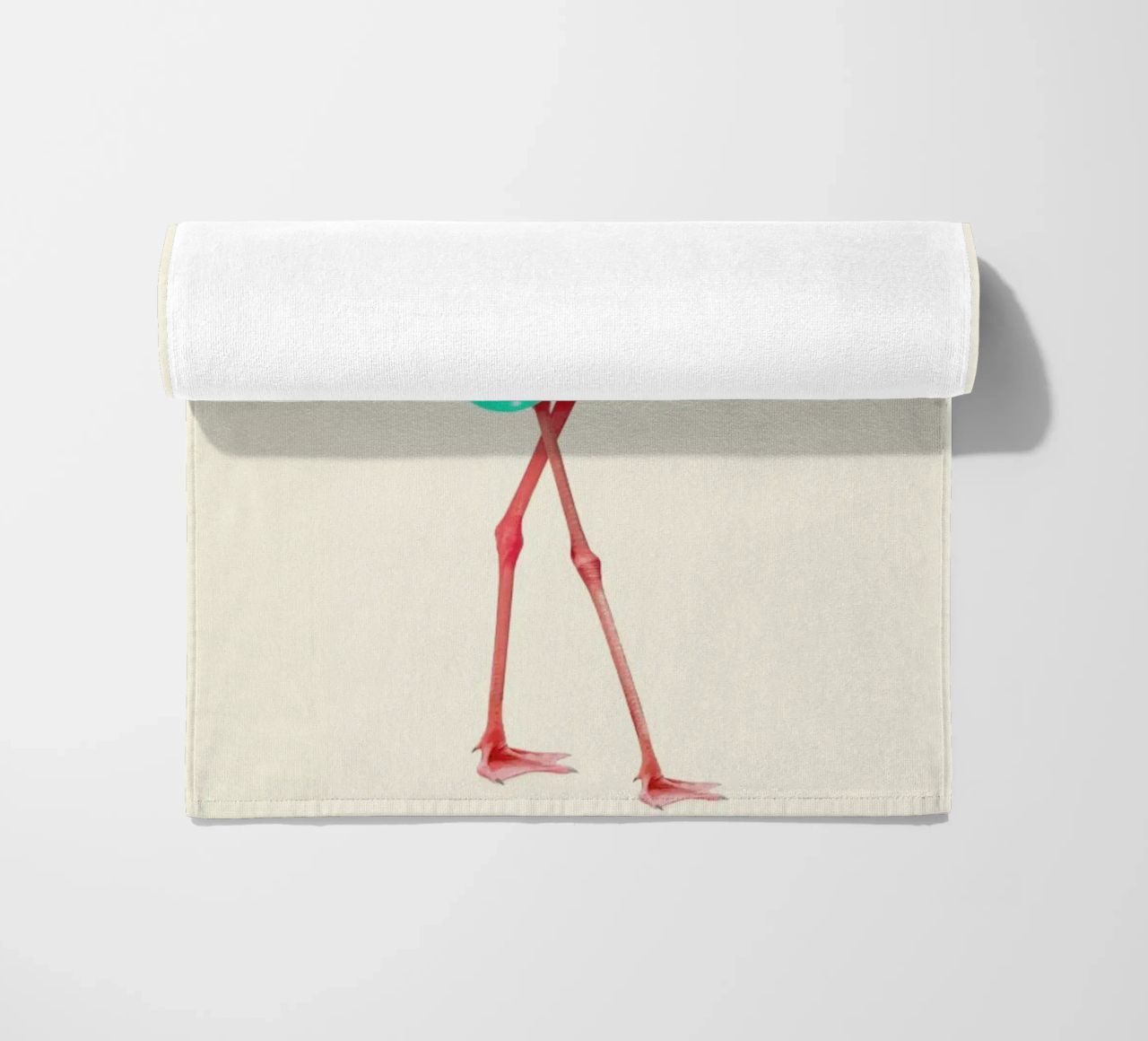 Flamingo Party telo mare da Paul Fuentes Design