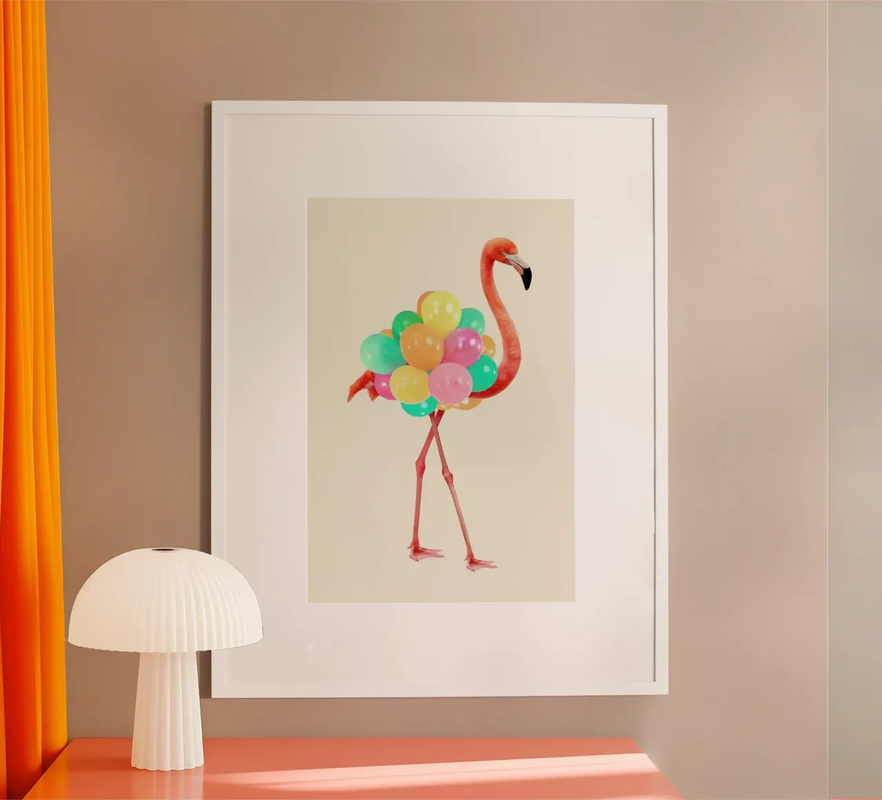 Flamingo Party poster da Paul Fuentes Design