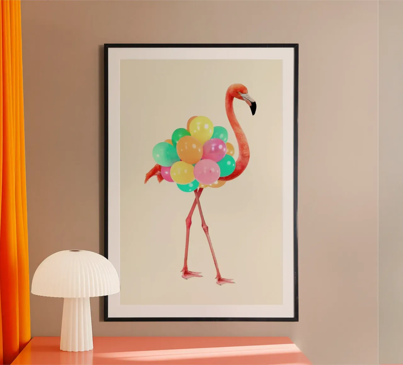 Flamingo Party poster da Paul Fuentes Design