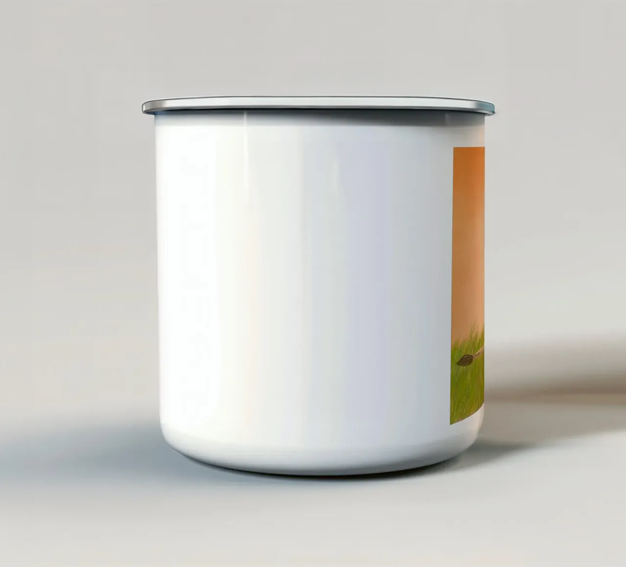Löwe liegend, Kindermotiv tazza in smalto da Farbwelten