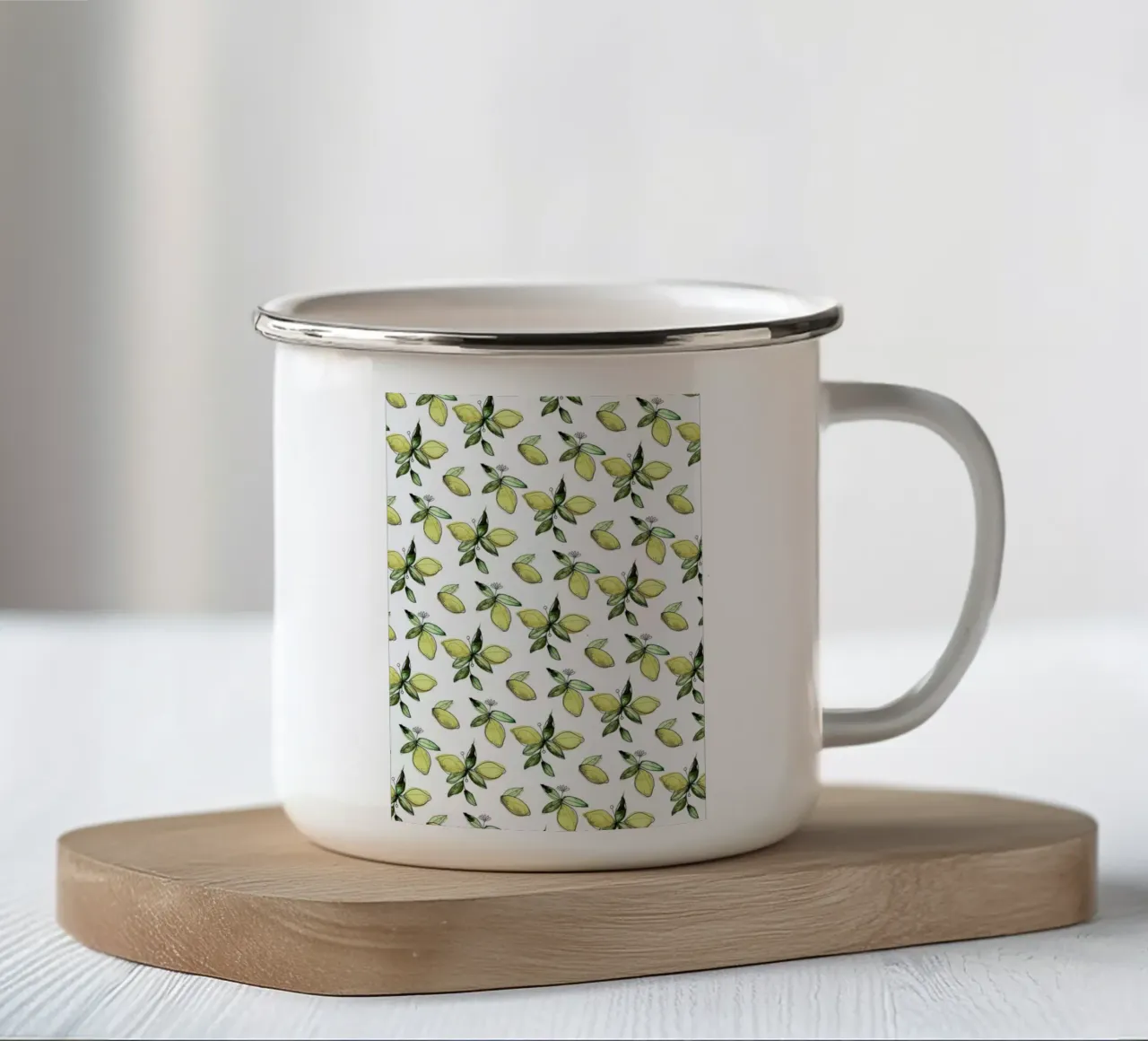 Citrus tazza in smalto da Sabrina Ziegenhorn
