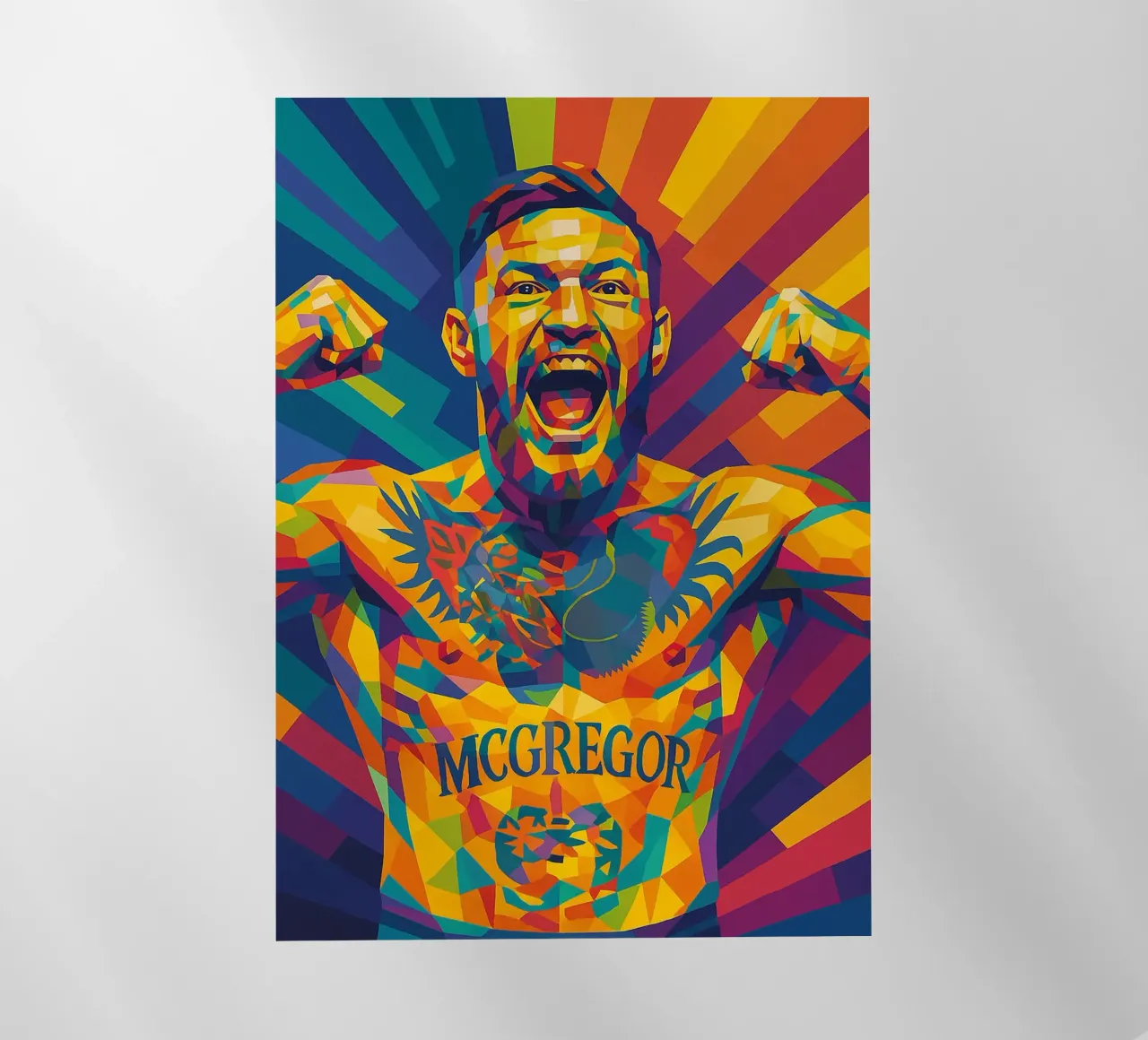 Conor McGregor pellicola backlit da HopeStudio