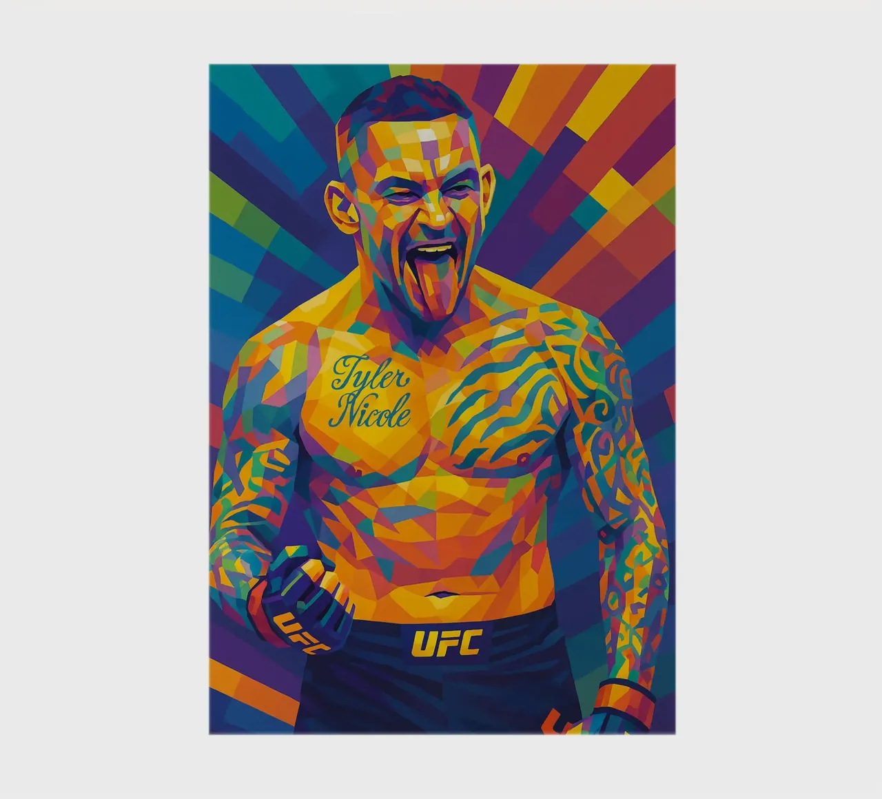 Dustin Poirier notebook by HopeStudio