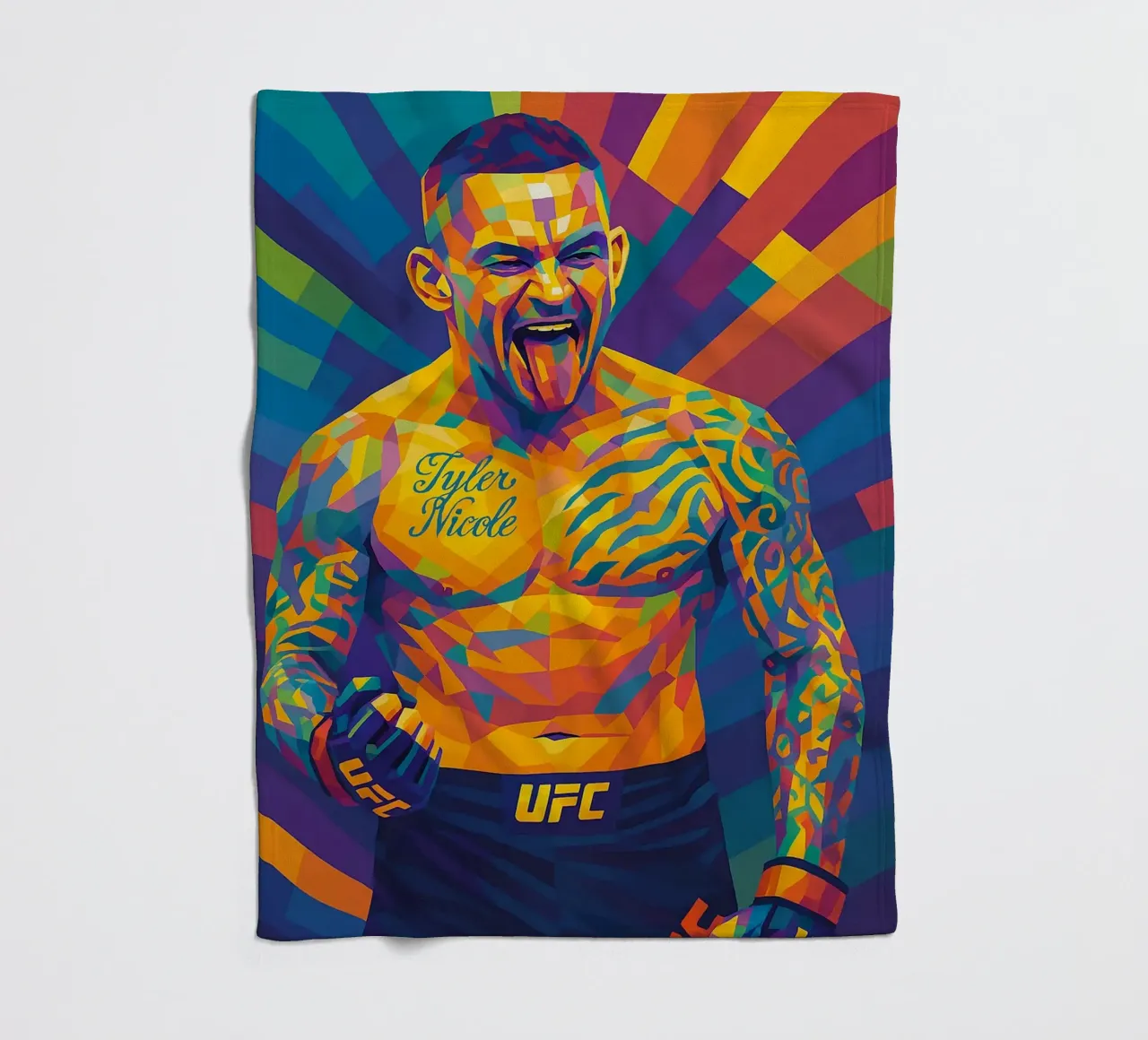 Dustin Poirier coperta in pile da HopeStudio