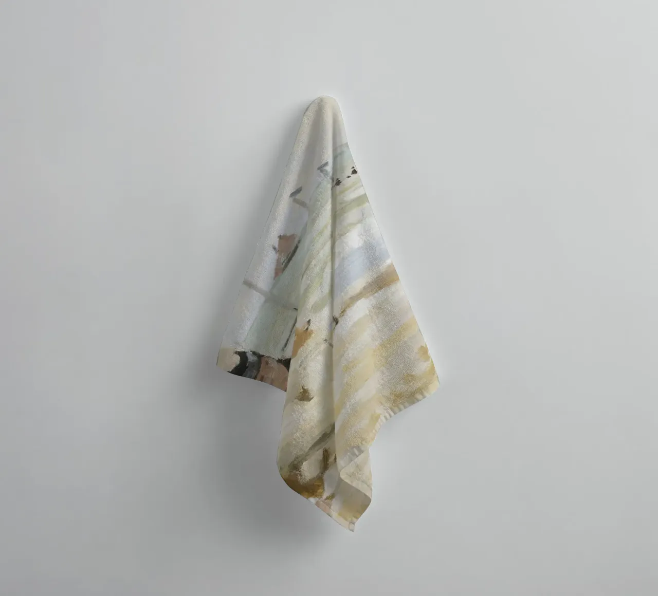 Camille on the Beach in Trouville (1870) by Claude Monet towel by Monet Art Prints