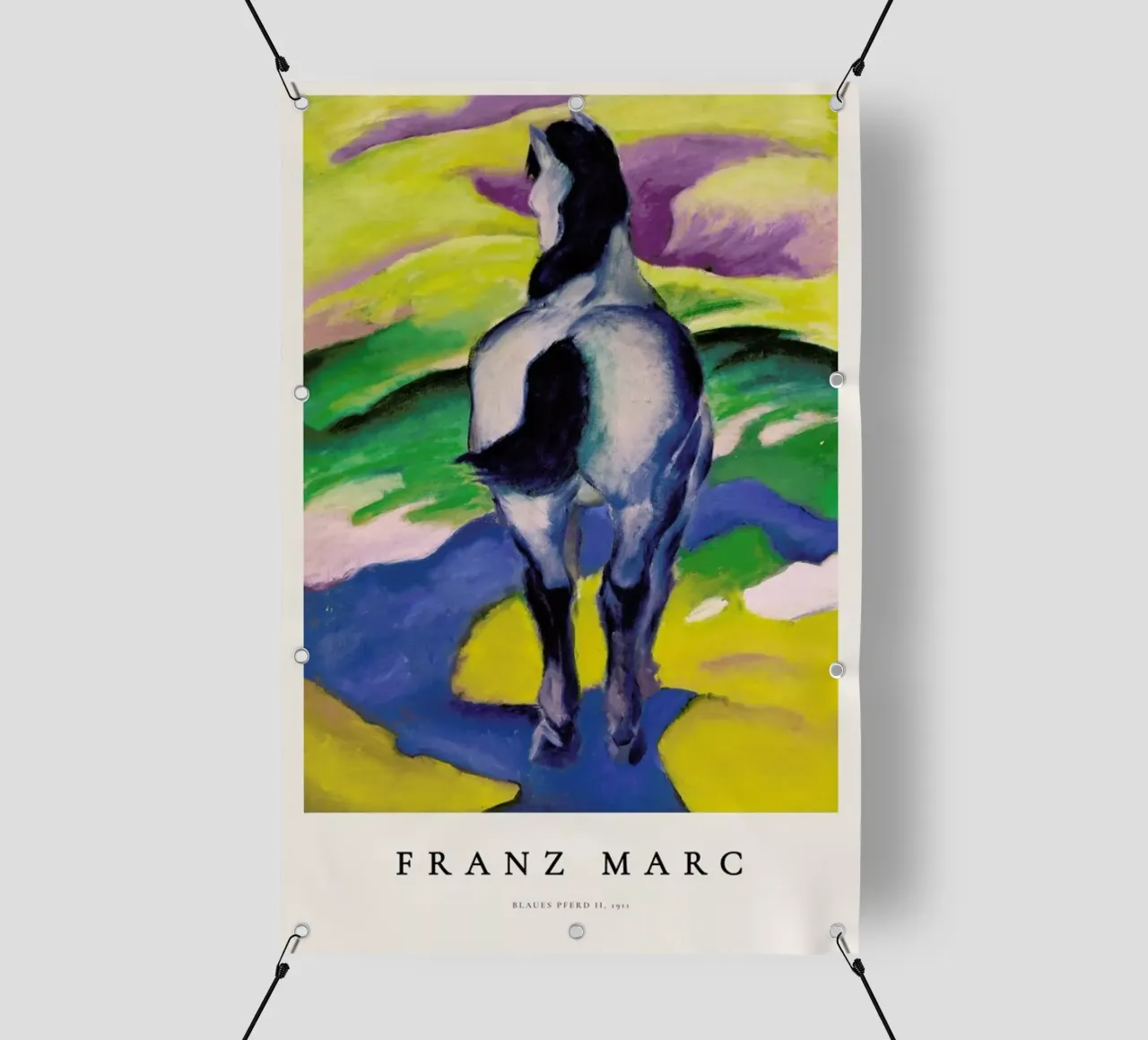 Franz Marc - Blaues Pferd II telo in pvc da ARTOTHEK