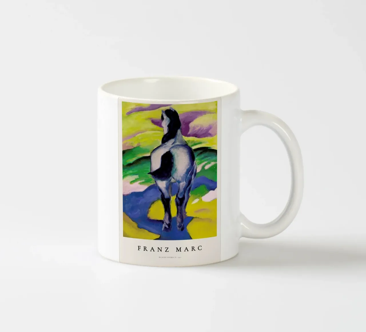 Franz Marc - Blaues Pferd II tazza in ceramica da ARTOTHEK