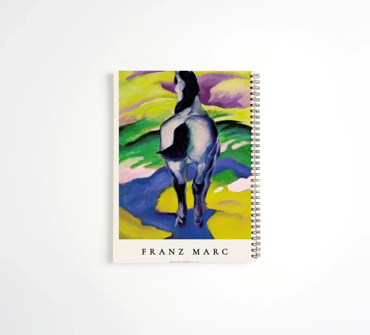 Franz Marc - Blaues Pferd II spiral notebook by ARTOTHEK