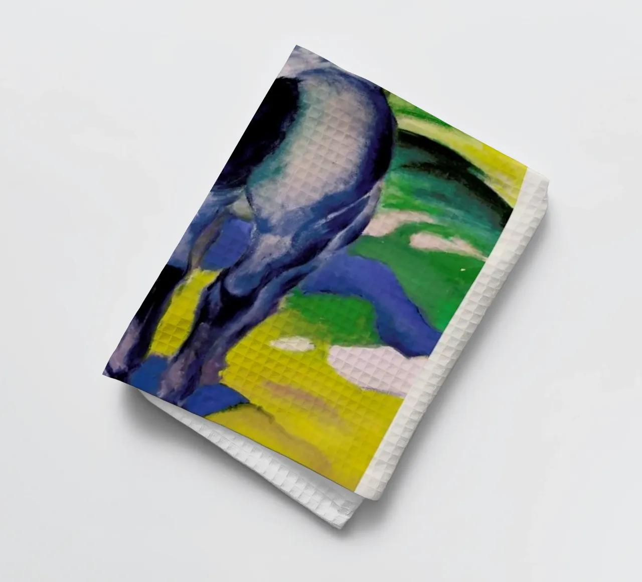 Franz Marc - Blaues Pferd II canovaccio da cucina da ARTOTHEK