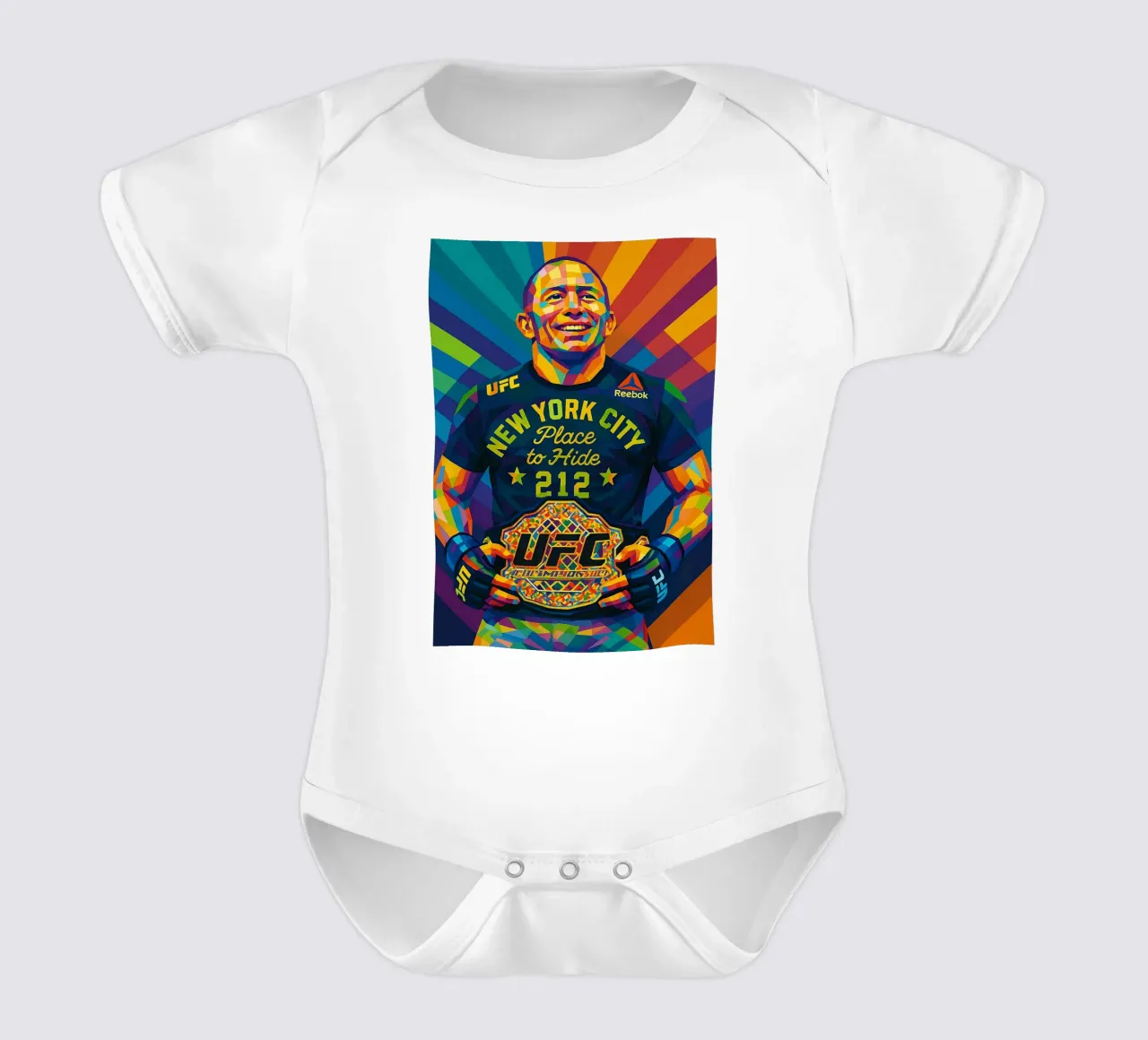 Georges St-Pierre body neonato maniche corte da HopeStudio