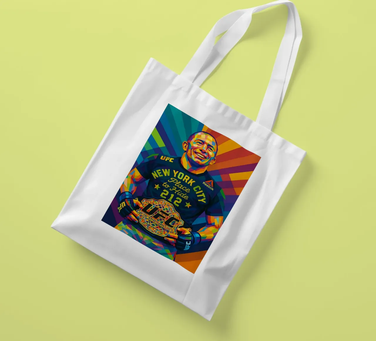 Georges St-Pierre borsa in juta da HopeStudio