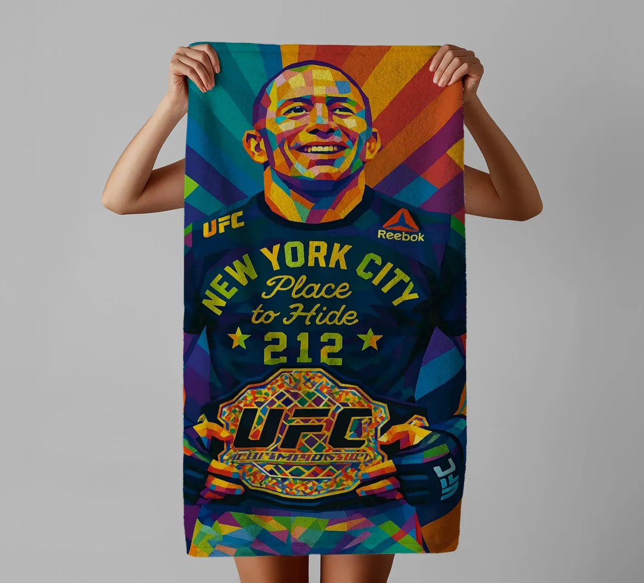 Georges St-Pierre asciugamano da bagno da HopeStudio