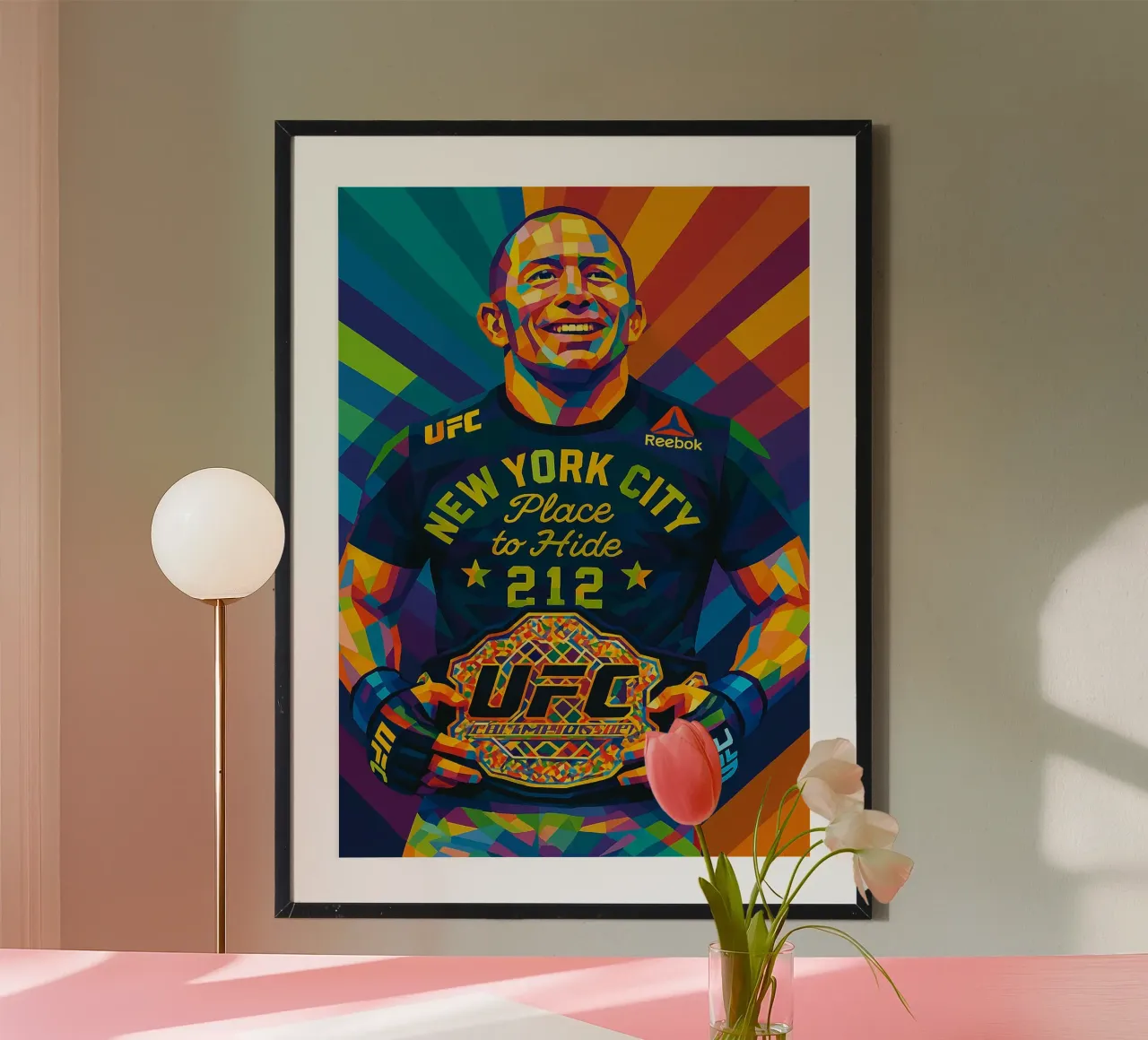 Georges St-Pierre carta hahnemühle da HopeStudio